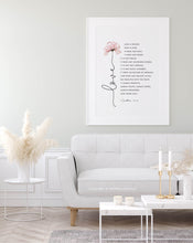 Load image into Gallery viewer, 1 Corinthians 13:4-8 Love Flower Printables, Floral Scripture