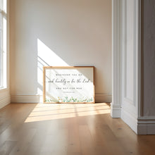 Load image into Gallery viewer, Colossians 3:23 Work Heartily Printables, Greenery Scripture