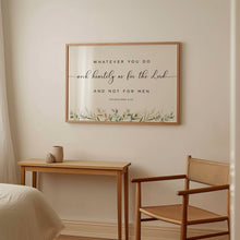 Load image into Gallery viewer, Colossians 3:23 Work Heartily Printables, Greenery Scripture