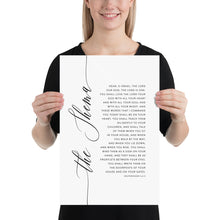 Load image into Gallery viewer, Deuteronomy 6:4-9 The Shema Art Print, Modern Scripture