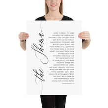 Load image into Gallery viewer, Deuteronomy 6:4-9 The Shema Art Print, Modern Scripture