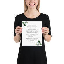 Load image into Gallery viewer, Romans 5:1-5 Perseverance Hope Art Print, Greenery Scripture