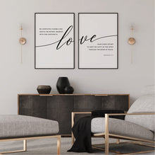 Load image into Gallery viewer, Ephesians 4:2-3 Love Set of 2 Printables, Modern Scripture