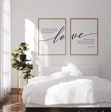Load image into Gallery viewer, Ephesians 4:2-3 Love Set of 2 Printables, Modern Scripture