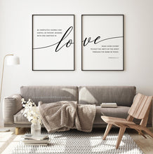 Load image into Gallery viewer, Ephesians 4:2-3 Love Set of 2 Printables, Modern Scripture