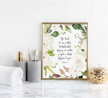 Load image into Gallery viewer, Ephesians 4:32 Be Kind To One Another Printables, Floral Scripture