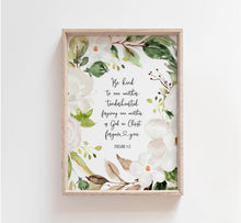 Load image into Gallery viewer, Ephesians 4:32 Be Kind To One Another Printables, Floral Scripture
