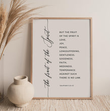 Load image into Gallery viewer, Galatians 5:22-23 KJV The Fruit of the Spirit Printables, Modern Scripture