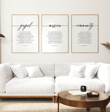 Load image into Gallery viewer, Gospel Mission Community Set of 3 Printables, Modern Scripture