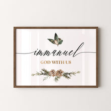 Load image into Gallery viewer, Immanuel Printables, Christmas Scripture