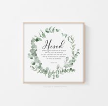 Load image into Gallery viewer, Isaiah 54:10 Hesed Printables, Greenery Scripture