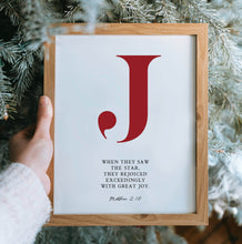 Load image into Gallery viewer, Romans 15:13 JOY Set of 3 Printables, Christmas Scripture