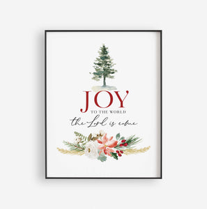 Joy To The World The Lord Is Come Printables, Christmas Scripture