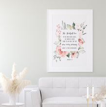 Load image into Gallery viewer, Lamentations 3:22-23 Steadfast Love Art Print, Floral Scripture