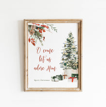 Load image into Gallery viewer, O Come Let Us Adore Him Printables, Christmas Scripture