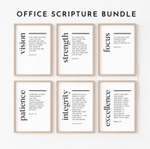 Load image into Gallery viewer, Office Bundle Set of 6 Printables, Modern Scripture