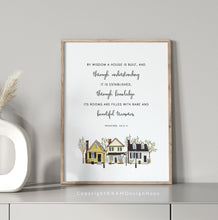 Load image into Gallery viewer, Proverbs 24:3-4 By Wisdom Printables, Scripture Colors In Nature