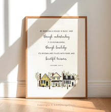 Load image into Gallery viewer, Proverbs 24:3-4 By Wisdom Printables, Scripture Colors In Nature