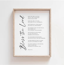 Load image into Gallery viewer, Psalm 103:1-8 Bless The Lord Printables, Modern Scripture