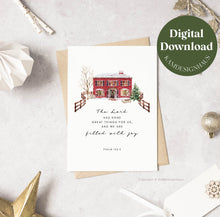 Load image into Gallery viewer, Psalm 126:3 Filled with Joy Printables, Christmas Scripture