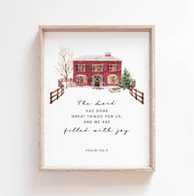 Load image into Gallery viewer, Psalm 126:3 Filled with Joy Printables, Christmas Scripture