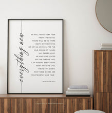 Load image into Gallery viewer, Revelation 21:4-5 Everything New Printables, Modern Scripture