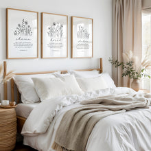 Load image into Gallery viewer, Deuteronomy 6:4-5 Shema Hesed Shalom Set of 3 Printables, Modern Scripture