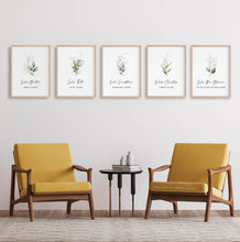 Load image into Gallery viewer, The 5 Solas Set of 5 Printables, Greenery Scripture