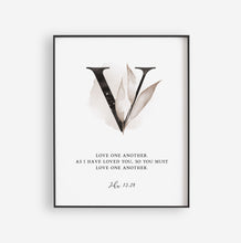 Load image into Gallery viewer, 1 John 4:16 LOVE Set of 4 Printables, Greenery Scripture