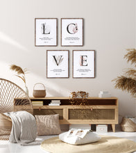 Load image into Gallery viewer, 1 John 4:16 LOVE Set of 4 Printables, Greenery Scripture