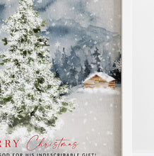 Load image into Gallery viewer, 2 Corinthians 9:15 Thanks be to God Printables, Christmas Scripture