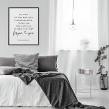 Load image into Gallery viewer, Ephesians 4:32 Be Kind Art Print, Modern Scripture