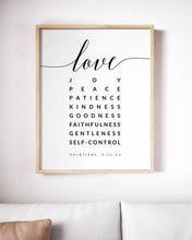 Load image into Gallery viewer, Galatians 5:22-23 Fruit Of The Spirit Printables, Modern Scripture