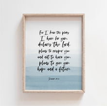Load image into Gallery viewer, Jeremiah 29:11 For I Know The Plans Printables, Scripture Colors In Nature