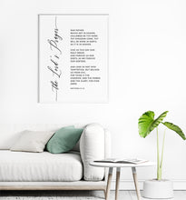 Load image into Gallery viewer, The Lord's Prayer Matthew 6:9-13 Printables, Modern Scripture