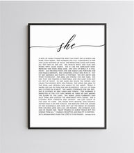 Load image into Gallery viewer, Proverbs 31 A Wife Of Noble Character Art Print, Modern Scripture