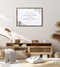 Load image into Gallery viewer, Psalm 51:10 KJV A Clean Heart Printables, Greenery Scripture