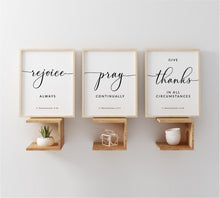 Load image into Gallery viewer, 1 Thessalonians 5:16 Rejoice Always Art Print, Modern Scripture