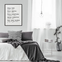 Load image into Gallery viewer, The Five Solas Christian Printables, Modern Quote Download