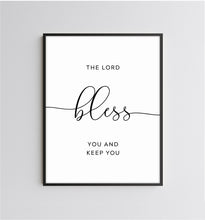 Load image into Gallery viewer, Numbers 6:24-26 The Lord Bless You Set of 3 Printables, Modern Scripture
