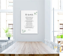 Load image into Gallery viewer, Matthew 5:3-10 The Beatitudes Printables, Greenery Scripture