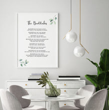 Load image into Gallery viewer, Matthew 5:3-10 The Beatitudes Art Print, Greenery Scripture