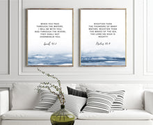 Load image into Gallery viewer, Psalm 93:4 Art Print, Scripture Colors In Nature