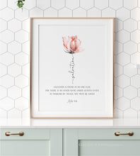 Load image into Gallery viewer, Acts 4:12 Salvation Printables, Floral Scripture