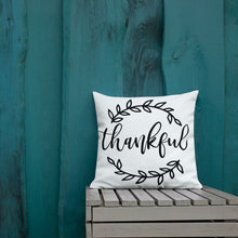 Load image into Gallery viewer, Thankful Premium Linen Style Pillow