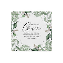 Load image into Gallery viewer, Love Each Other Premium Linen Style Pillow