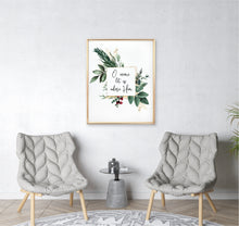 Load image into Gallery viewer, O Come Let Us Adore Him Printables, Christmas Card Download