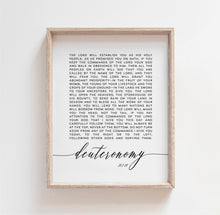 Load image into Gallery viewer, Deuteronomy 28:1-14 Blessings Set of 2 Printables, Modern Scripture