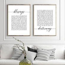Load image into Gallery viewer, Deuteronomy 28:1-14 Blessings Set of 2 Printables, Modern Scripture
