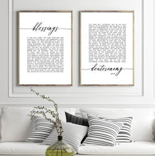 Load image into Gallery viewer, Deuteronomy 28:1-14 Blessings Set of 2 Printables, Modern Scripture